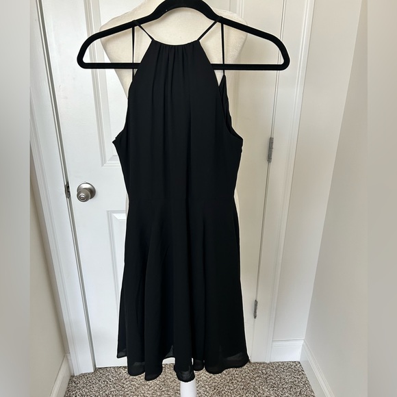 NWT Express halter neck black dress - Picture 2 of 12